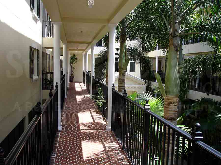 Charleston Square Outdoor Hallway